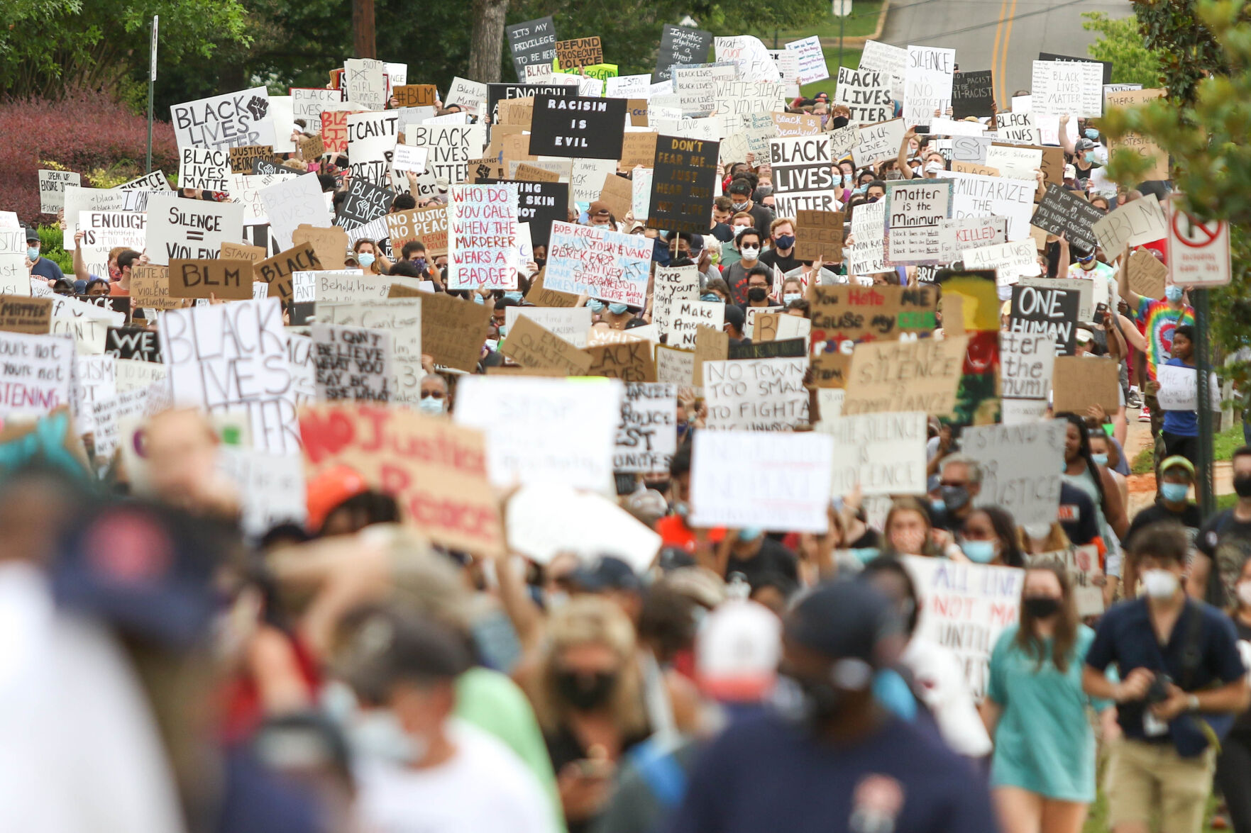 Auburn Students & Community for Change protest and march